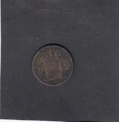 Beschrijving: 1 Cent WILLEM I